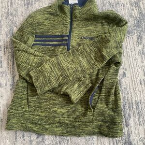 Adidas kids Olive Zip-Up Sweater